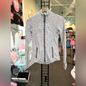 Lululemon Define Jacket in Space Ice Grey Alpine White